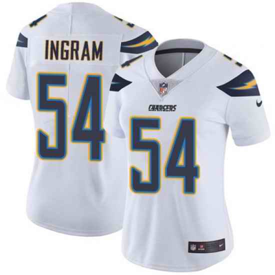 Nike Chargers #54 Melvin Ingram White Womens Stitched NFL Vapor Untouchable Limited Jersey